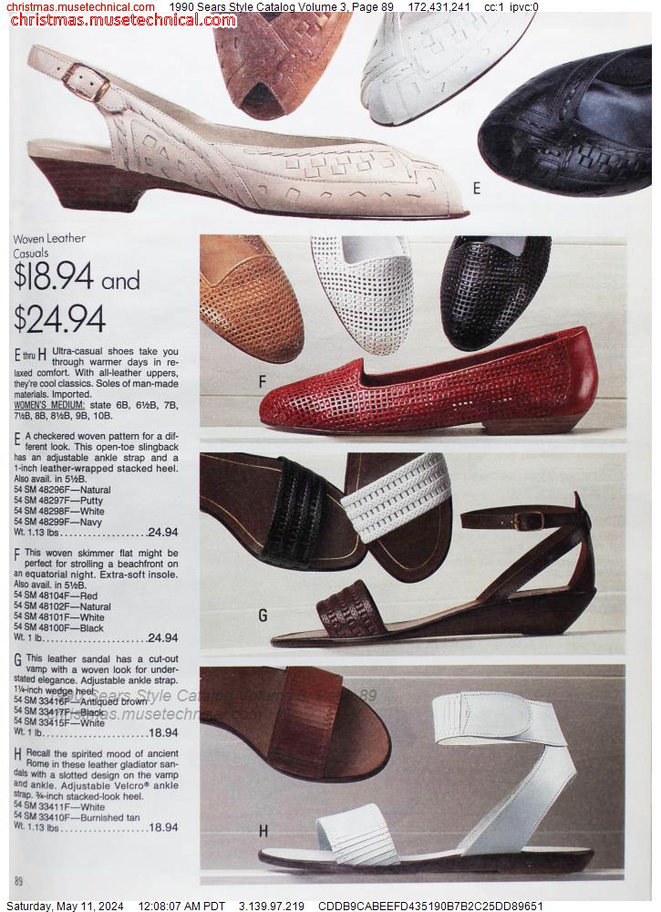 1990 Sears Style Catalog Volume 3, Page 89
