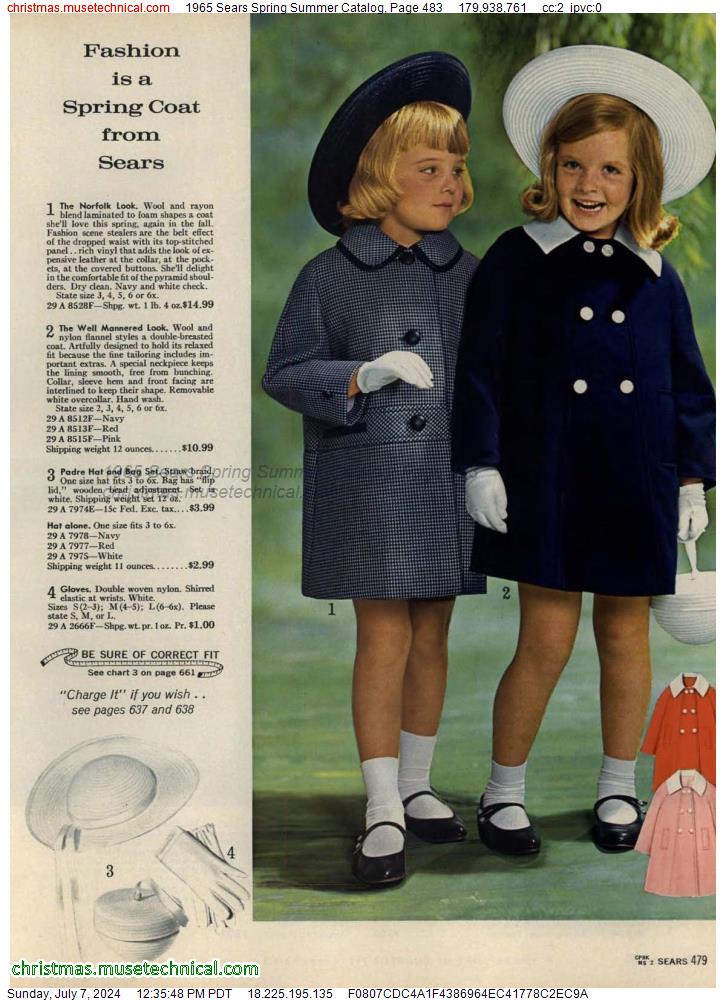 1965 Sears Spring Summer Catalog, Page 483