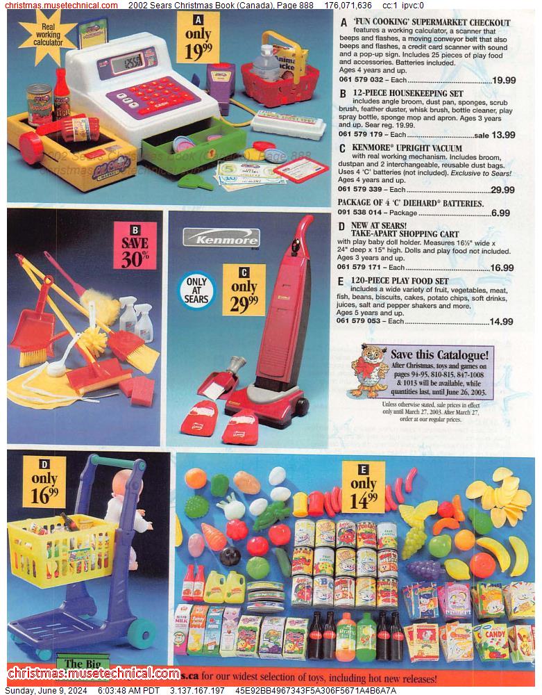 2002 Sears Christmas Book (Canada), Page 888