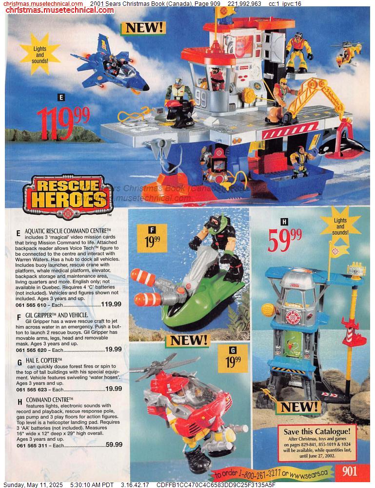 2001 Sears Christmas Book (Canada), Page 909