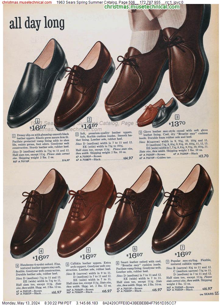1963 Sears Spring Summer Catalog, Page 506
