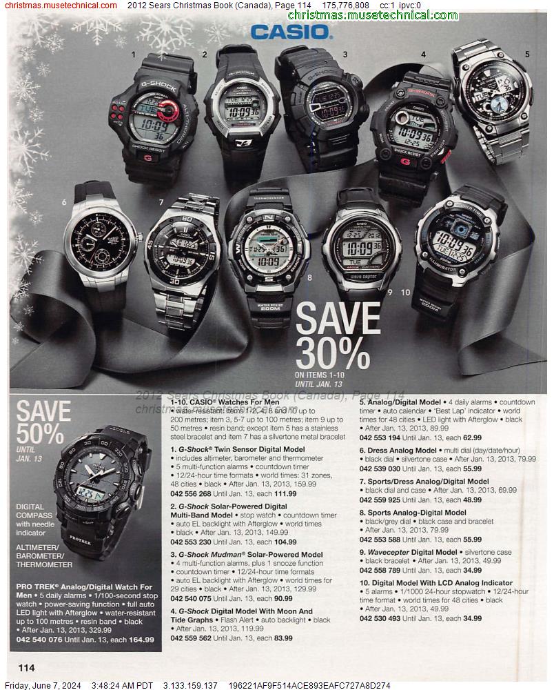 2012 Sears Christmas Book (Canada), Page 114