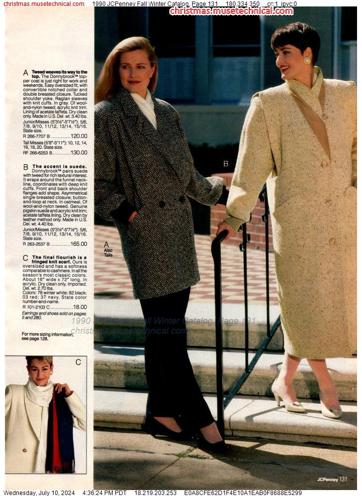 1990 JCPenney Fall Winter Catalog, Page 131
