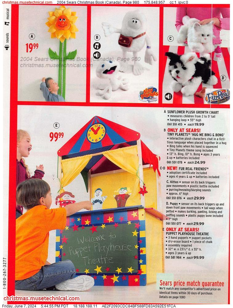 2004 Sears Christmas Book (Canada), Page 980