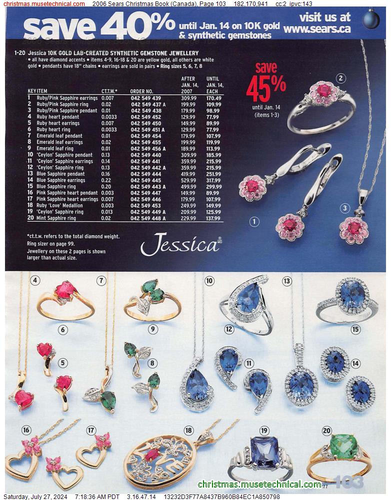 2006 Sears Christmas Book (Canada), Page 103