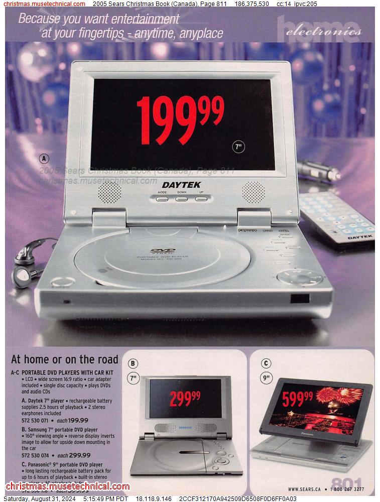 2005 Sears Christmas Book (Canada), Page 811