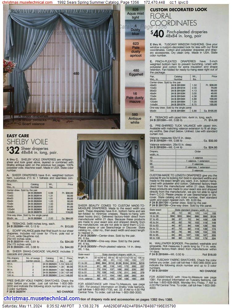 1992 Sears Spring Summer Catalog, Page 1356