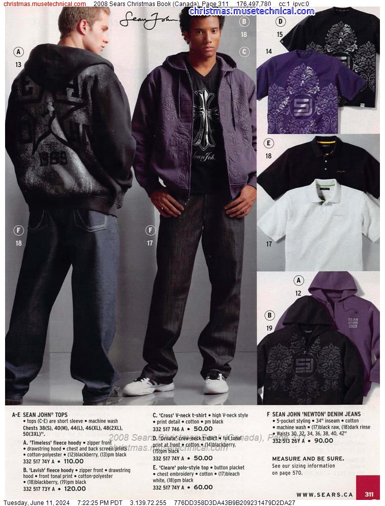 2008 Sears Christmas Book (Canada), Page 311