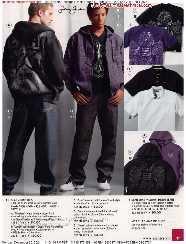 2008 Sears Christmas Book (Canada), Page 311