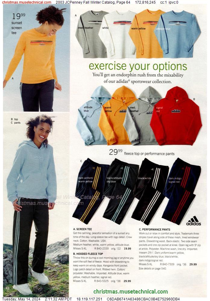 2003 JCPenney Fall Winter Catalog, Page 64