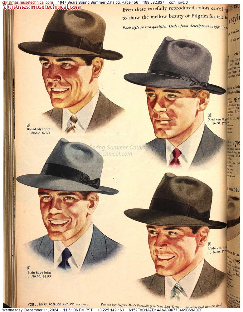 1947 Sears Spring Summer Catalog, Page 456