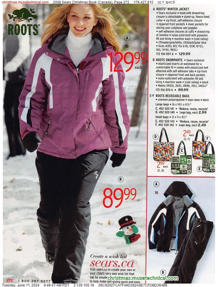 2008 Sears Christmas Book (Canada), Page 272