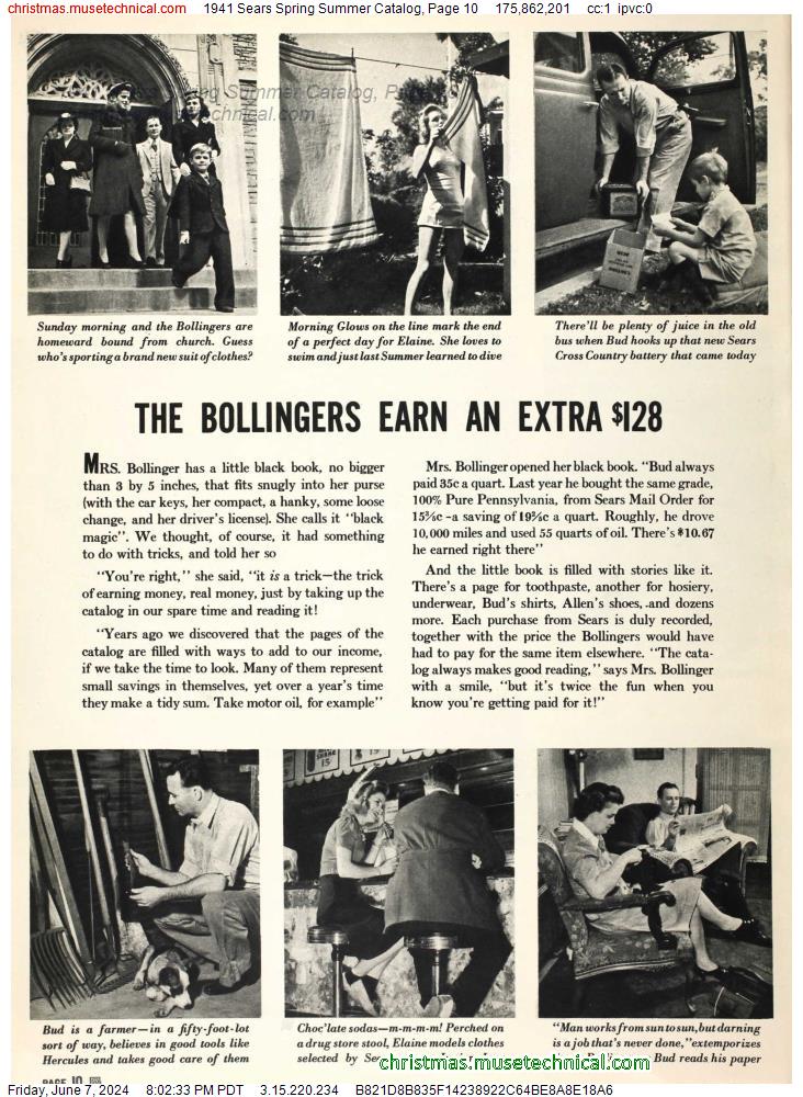1941 Sears Spring Summer Catalog, Page 10