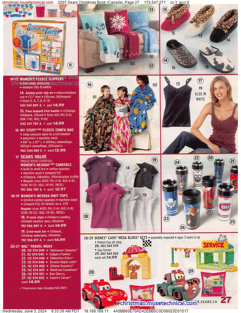 2007 Sears Christmas Book (Canada), Page 27