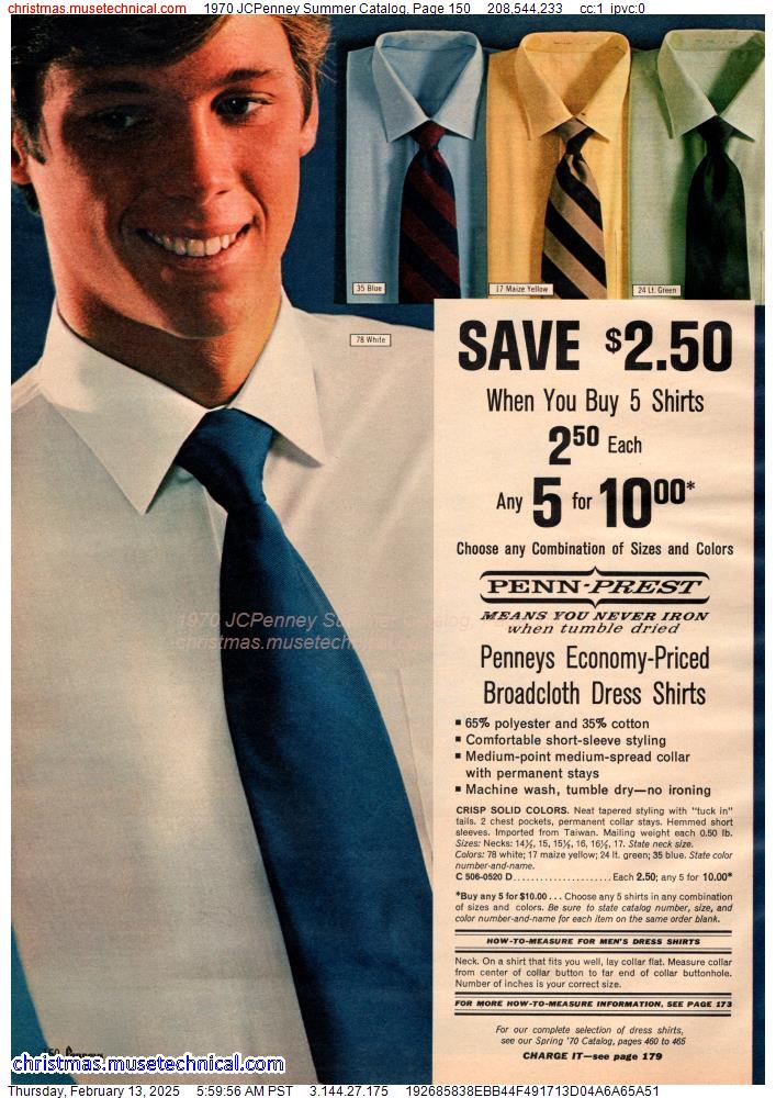 1970 JCPenney Summer Catalog, Page 150