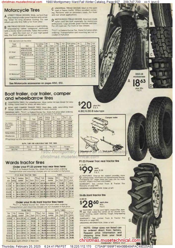 1980 Montgomery Ward Fall Winter Catalog, Page 657