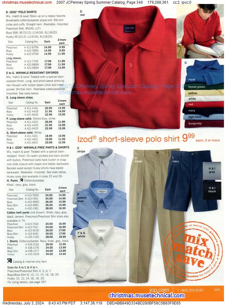 2007 JCPenney Spring Summer Catalog, Page 349