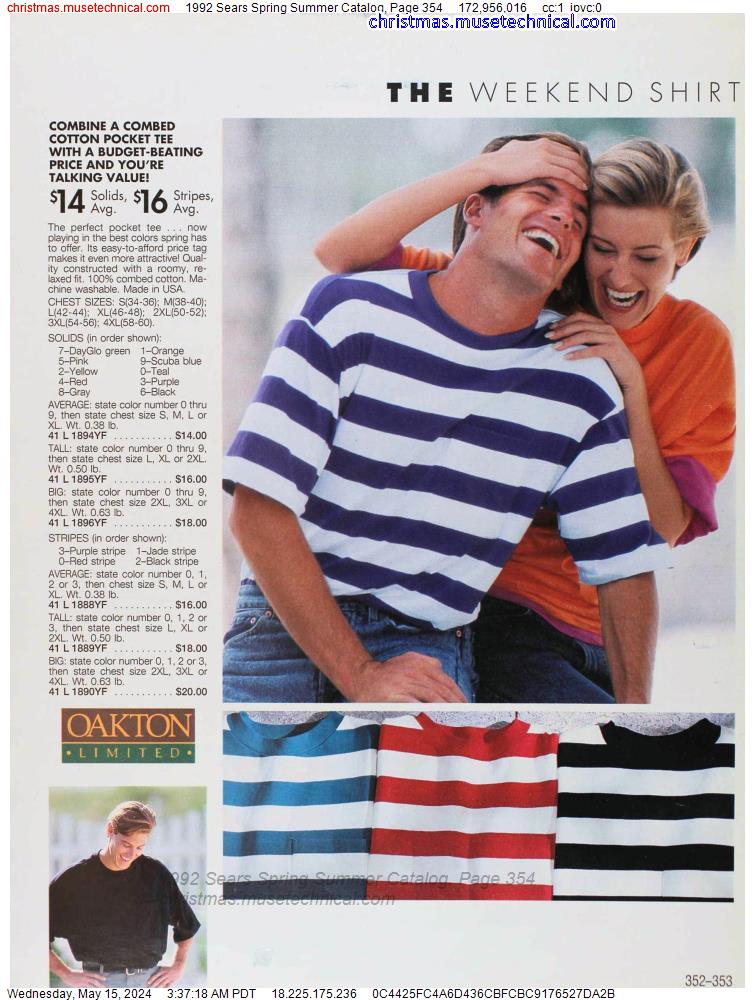 1992 Sears Spring Summer Catalog, Page 354 - Catalogs & Wishbooks