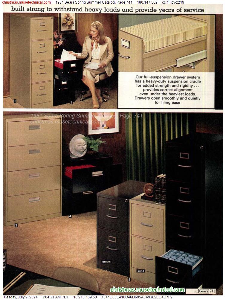 1981 Sears Spring Summer Catalog, Page 741