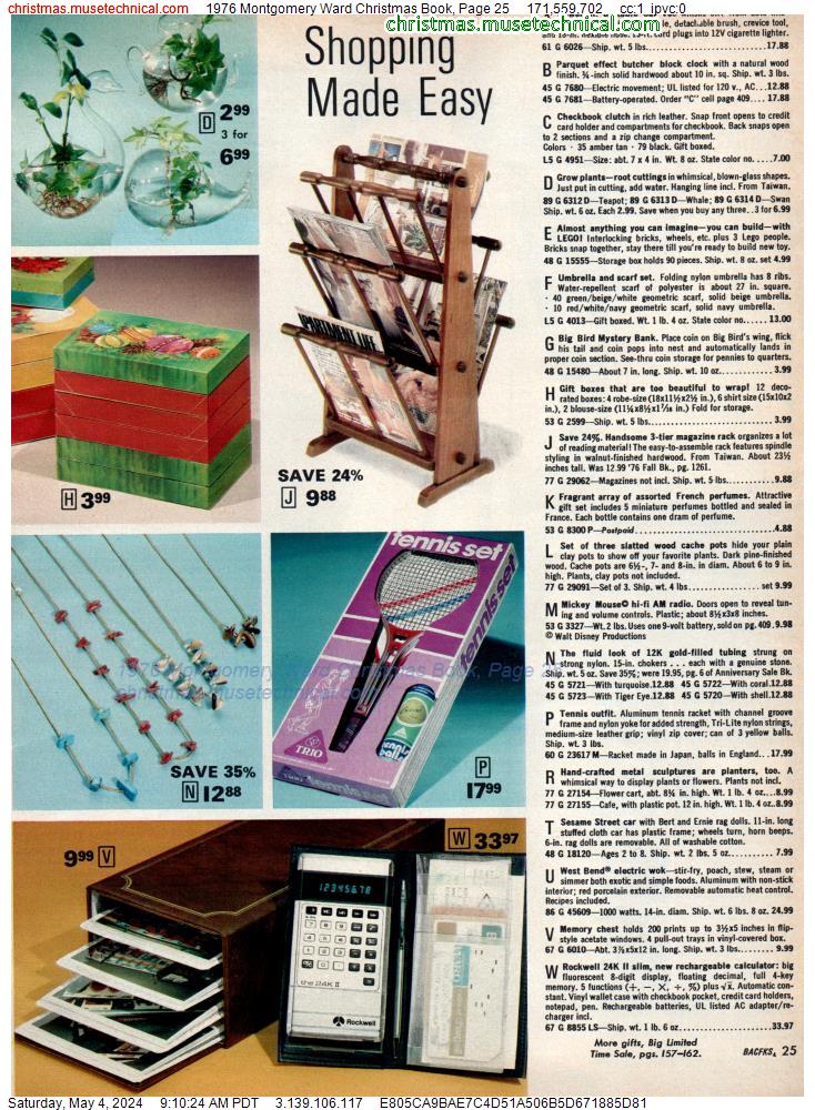 1976 Montgomery Ward Christmas Book, Page 25