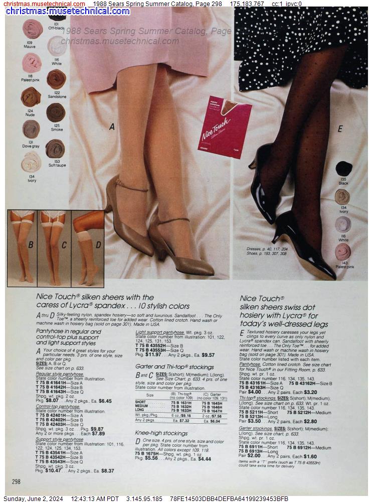 1988 Sears Spring Summer Catalog, Page 298