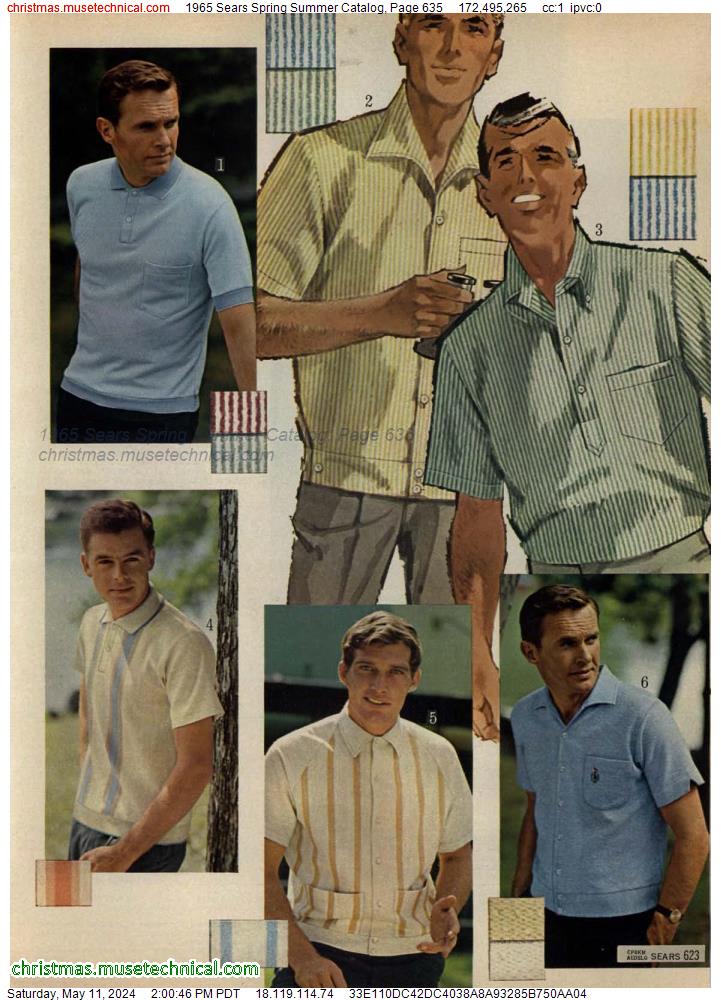 1965 Sears Spring Summer Catalog, Page 635