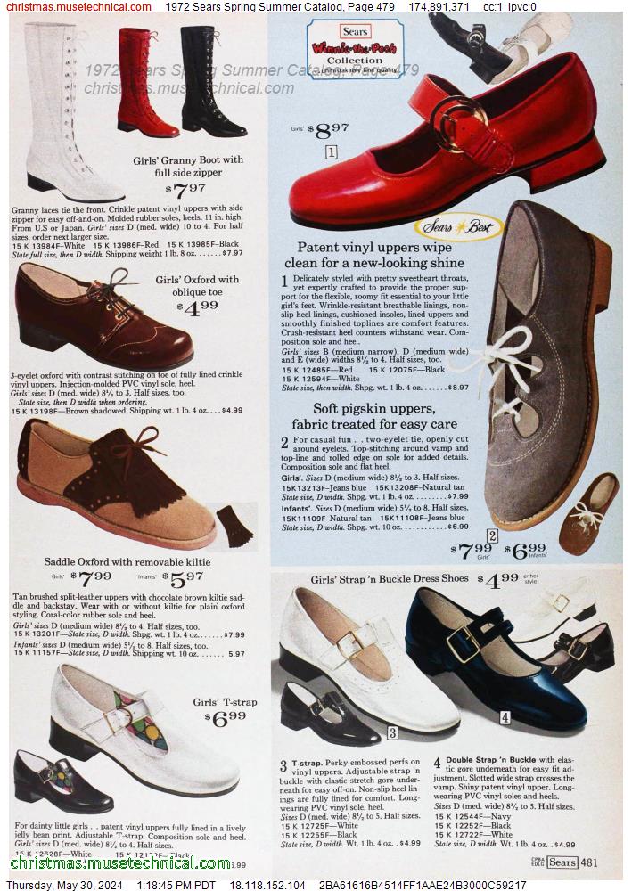 1972 Sears Spring Summer Catalog, Page 479