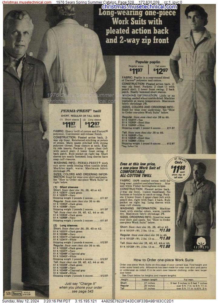 1976 Sears Spring Summer Catalog, Page 528