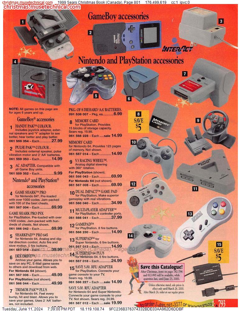 1999 Sears Christmas Book (Canada), Page 801