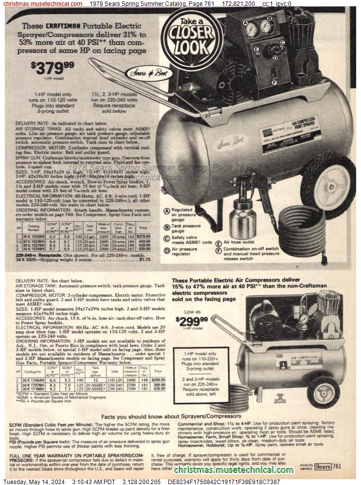 1978 Sears Spring Summer Catalog, Page 761