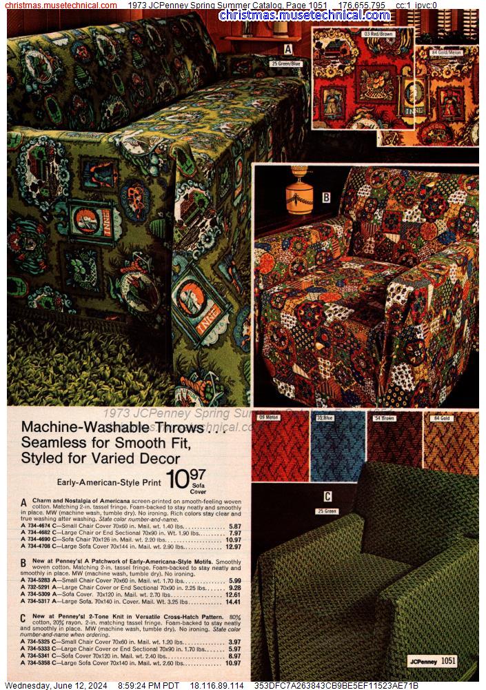 1973 JCPenney Spring Summer Catalog, Page 1051