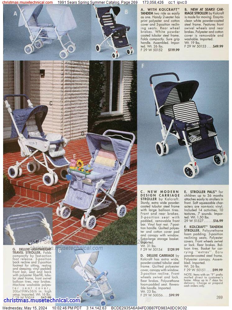 1991 Sears Spring Summer Catalog, Page 269