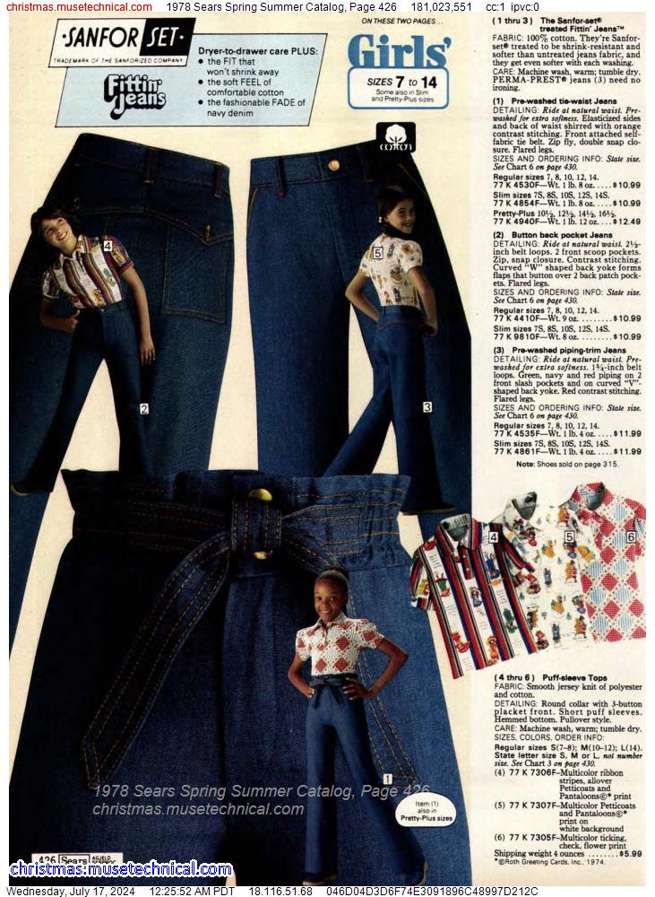 1978 Sears Spring Summer Catalog, Page 426
