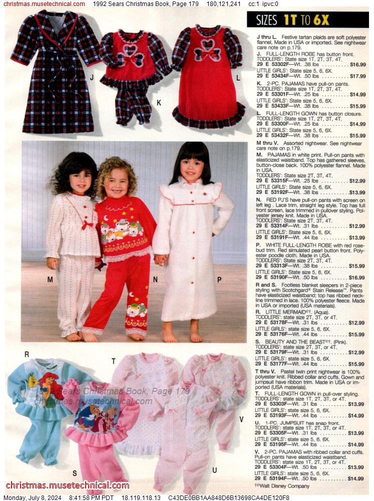 1992 Sears Christmas Book, Page 179