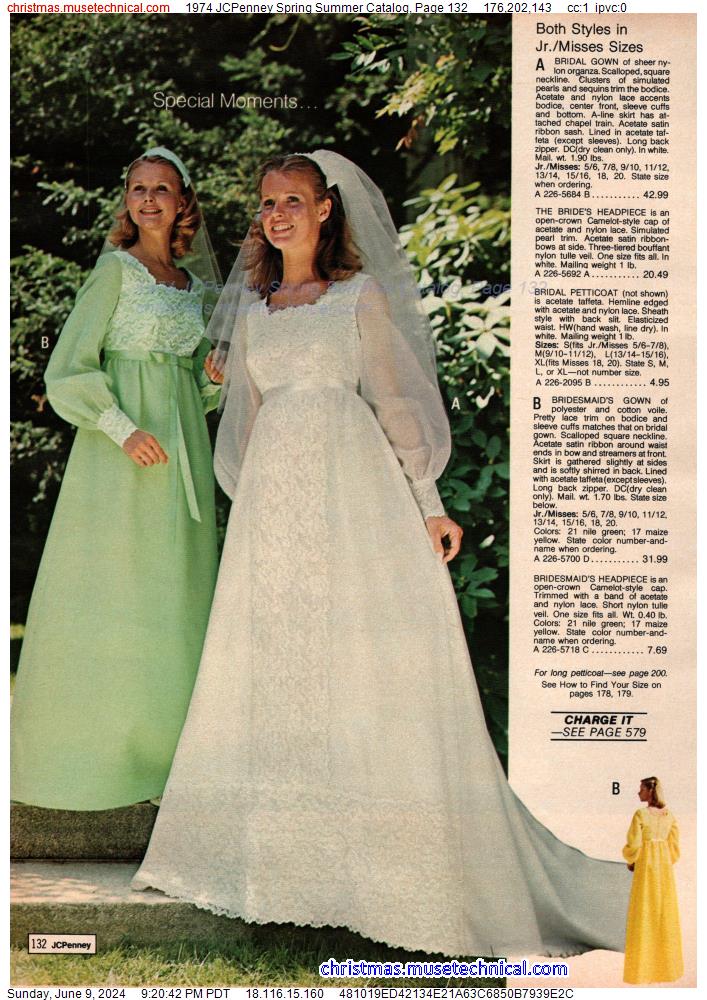 1974 JCPenney Spring Summer Catalog, Page 132