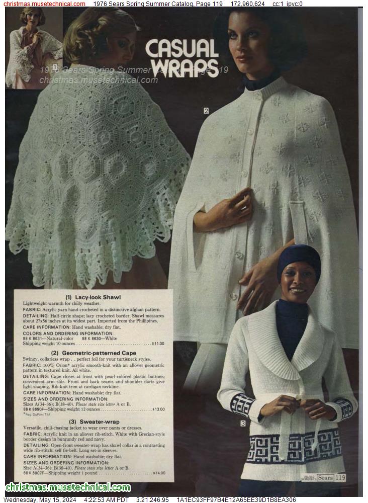 1976 Sears Spring Summer Catalog, Page 119