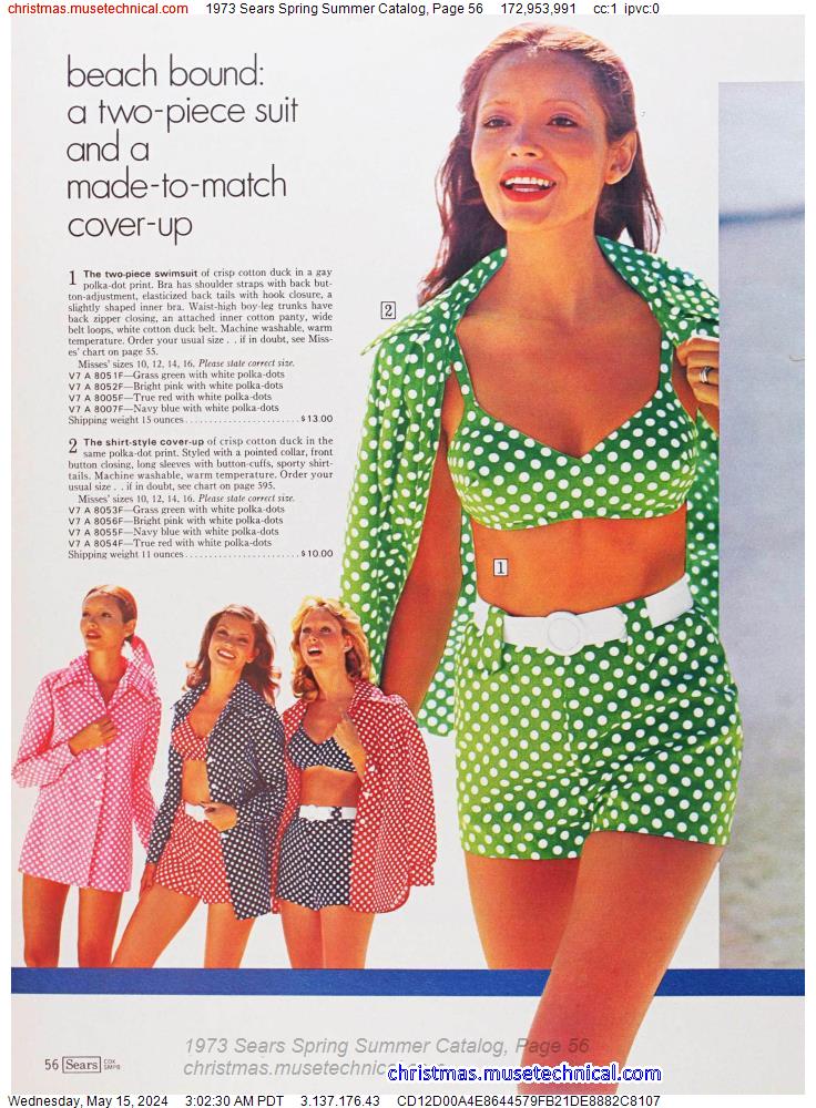 1973 Sears Spring Summer Catalog, Page 56