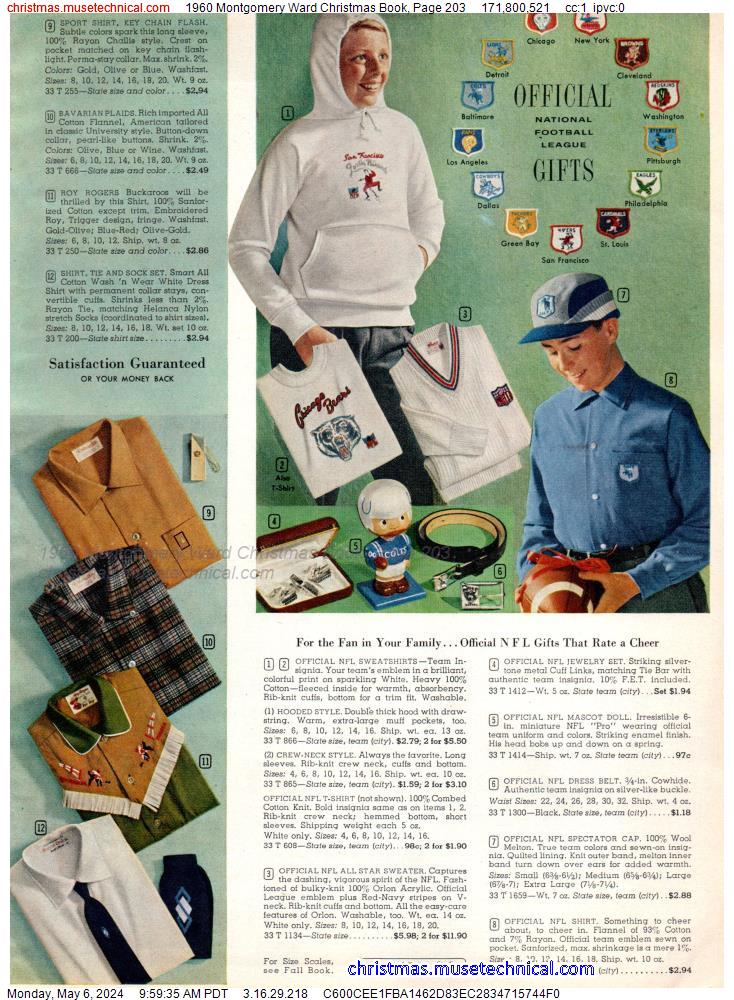 1960 Montgomery Ward Christmas Book, Page 203