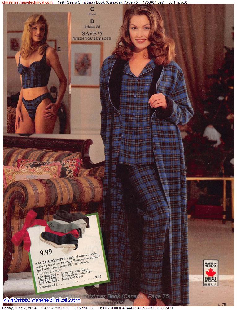 1994 Sears Christmas Book (Canada), Page 75
