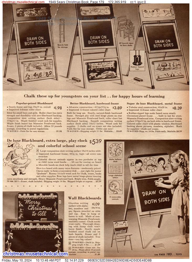 1949 Sears Christmas Book, Page 179