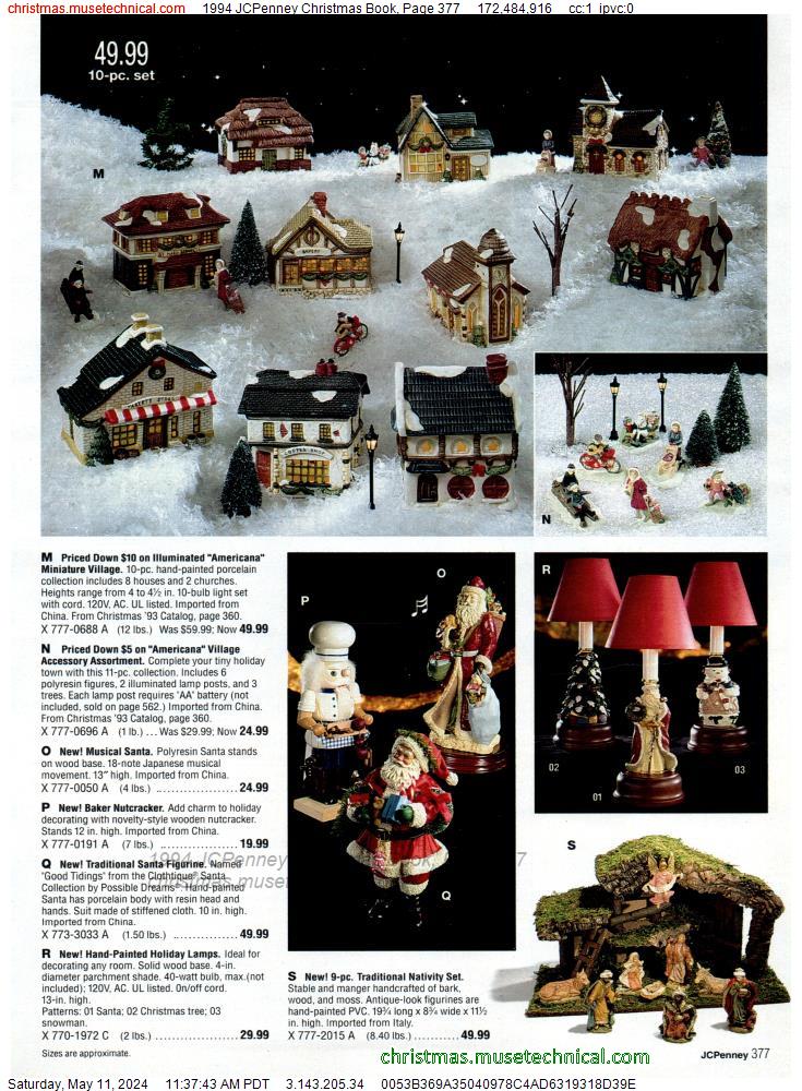 1994 JCPenney Christmas Book, Page 377