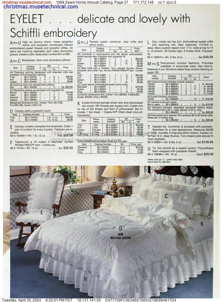1989 Sears Home Annual Catalog, Page 27