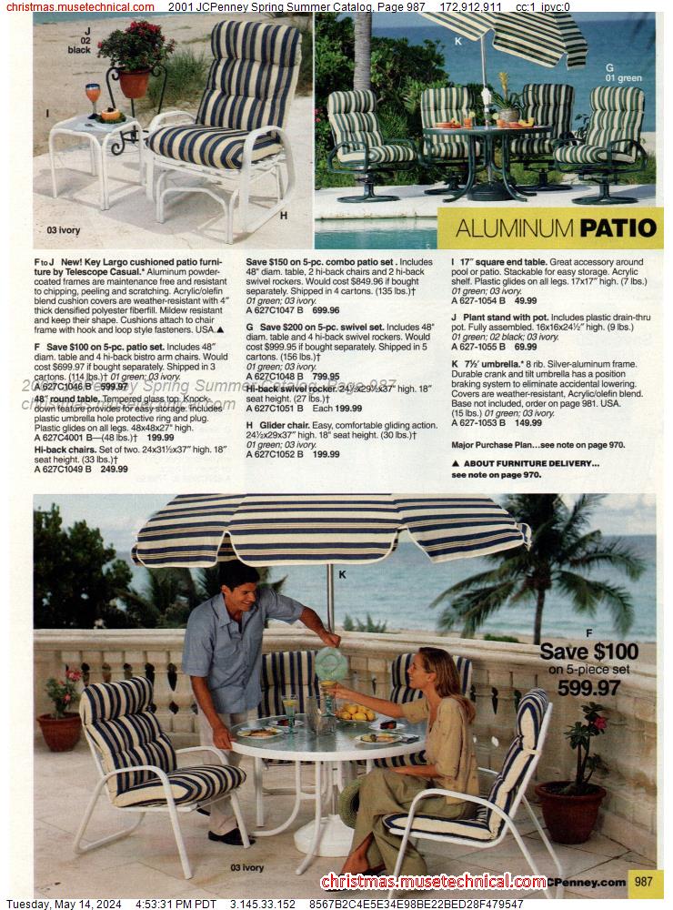 2001 JCPenney Spring Summer Catalog, Page 987