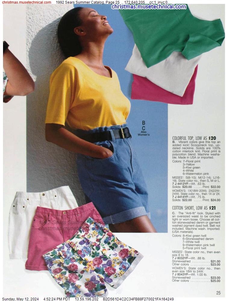 1992 Sears Summer Catalog, Page 25