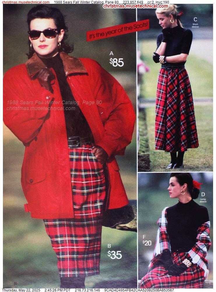 1988 Sears Fall Winter Catalog, Page 80