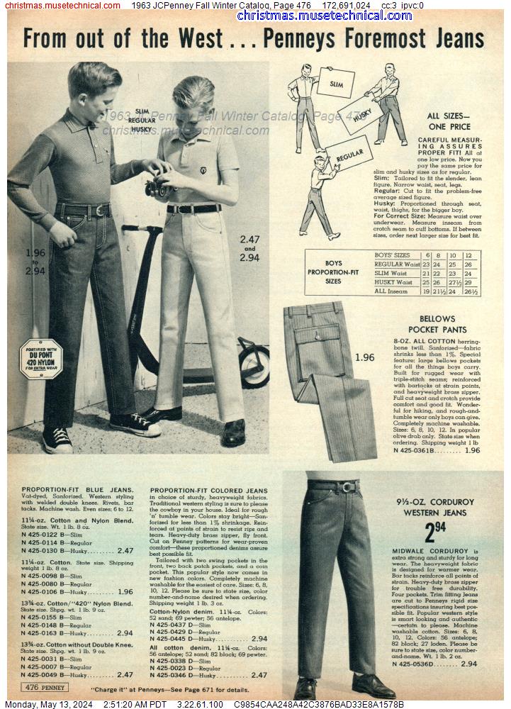 1963 JCPenney Fall Winter Catalog, Page 476