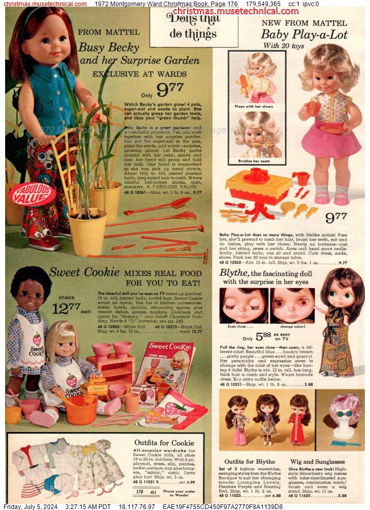 1972 Montgomery Ward Christmas Book, Page 176
