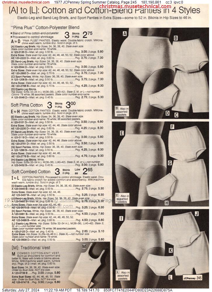 1977 JCPenney Spring Summer Catalog, Page 245