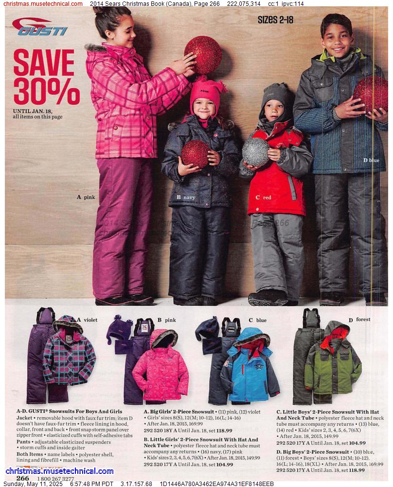 2014 Sears Christmas Book (Canada), Page 266