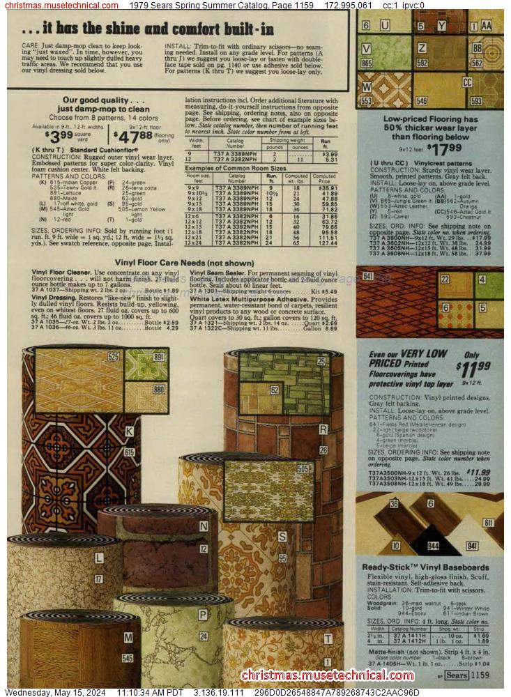 1979 Sears Spring Summer Catalog, Page 1159
